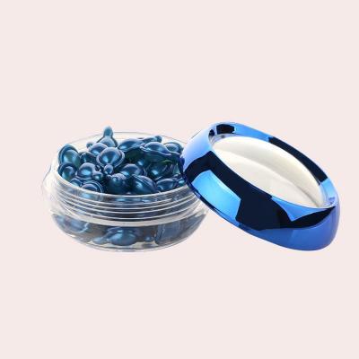 China Transparent Smooth Plastic Cosmetic Container with Pressure Sensitive Gasket for sale