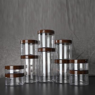 China Customized Plastic Beauty Jar / Cosmetic Plastic Holders In Various Capacities 10-150ml for sale