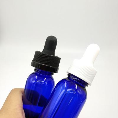 China 10ml Cap Type Dropper Dispenser Bottles Transparent Black Customize for sale