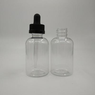 China Transparent Black Screw Cap Plastic Dropper Bottles for Accurate Measurements for sale