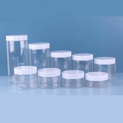 China Customized Printing Plastic Jar Containers With Aluminum Lid And Custom Packaging for sale