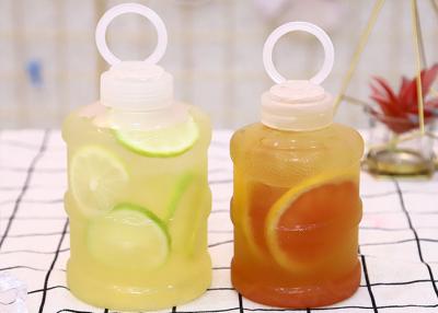 China 500ml Milk Tea Bottles No Leaking Plastic Juice Bottles for sale