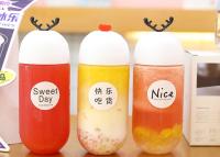 China Kaliber 68mm 500ml Plastik- Wegwerf-Juice Bottles BPA frei zu verkaufen