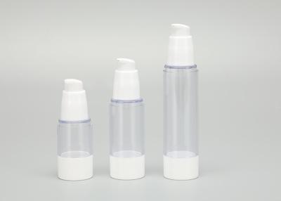 Cina forlotion riutilizzabile della bottiglia di plastica bianca della pompa di 15ml 30ml 50ml in vendita