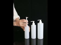 Plastic PP Empty Pump Bottles 500ml 250ml With White Pump