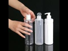 Custom 300ml Plastic PET Pump Bottle For Cosmetic Shampoo