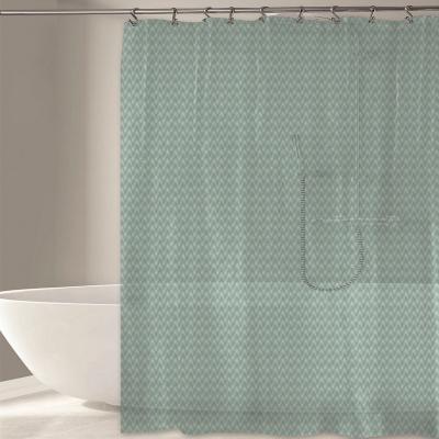 China Sustainable 3D Embossed Texture Shower Curtains Bathroom Cladding for sale