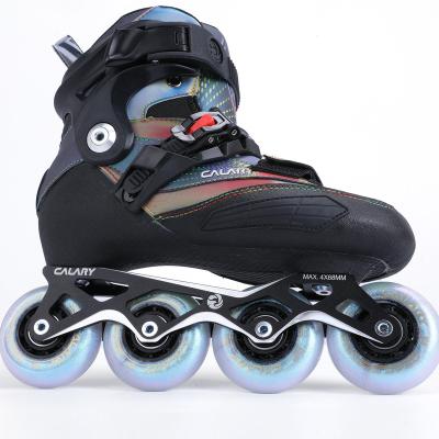 China 2022 Hot Pink Blue Amazon Carbon CNC Alumium Roller Skates Kids Professional Blue Pink Skates For Kids for sale