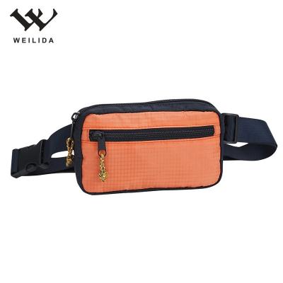 China Lady Custom Made Wholesale Mini Women Waist Bag Phone Fanny Pack Logo Polyester Sport Running Belt Fashion for sale