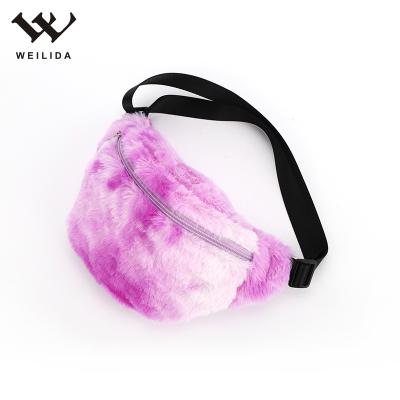 China Good Quality Portable Bum Bag Optional Color Girls Durable Toss Cute Sherpa Waist Bag Chest Bag For Kids for sale