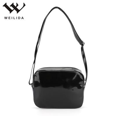 China Decoration Stripe Ladies Handbag Shoulder Bag Movable PU Leather Custom Cross - Body Bag for sale