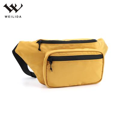 China Water Proof Custom Women Leisure Waist Yellow Promotional Bum Bag Men Fanny Bag for sale