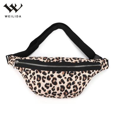 China Fashion High Quality Wholesale Waist Packs Women Fanny Pack Leopard Waist Belt Bag Travel Small Phone Pouch Waist Pack for sale