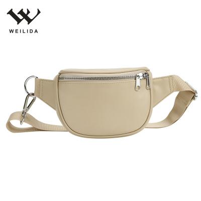 China Portable Custom Ladies Fashion Women PU Cross Body Convertible Waterproof Belt Waist Bag For Women for sale