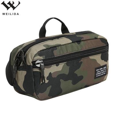 China Portable Custom Hot Selling Multifunctional Camouflage Sports Belt Running Military Waist Bag For Men for sale