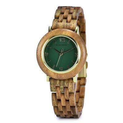 China BOBO BIRD 2020 Non-Specific Wooden Watch Women Fashion Quartz Watches For Ladies OEM Custom Wristwatches for sale