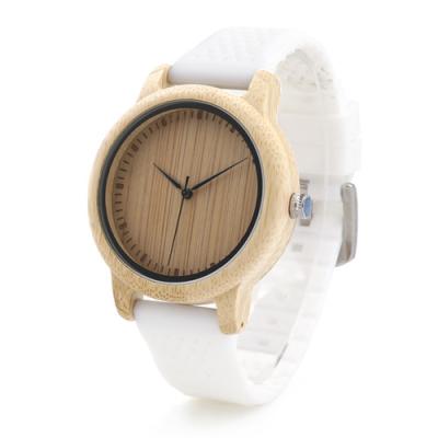 China Fashion Wooden Design Bobo Bird Factory Watch Non-Specific Top Brand Your Own Watches Silicone Watches With Silicon Straps for sale