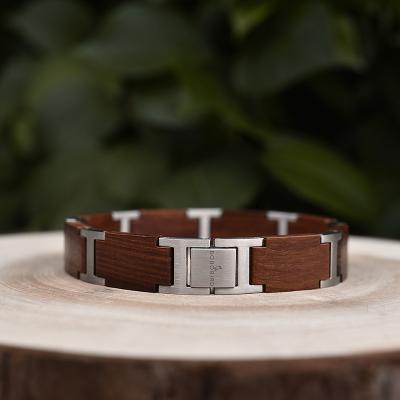 China Factory Sale Bobo Bird Wood Men's Casual Sporty Chinese Hot Woman Wooden Strap Bracelet Unisex Watch With Stainless Steel for sale