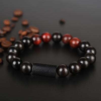 China New Design Professional Casual/Sports Unisex Wristband Set Women Buddha Beads Bracelets Watch Women Black Wooden Bracelets for sale