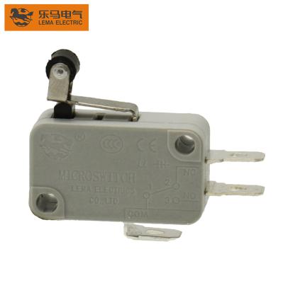 China Home Appliance Gray Lema KW7-32 Plastic Roller Lever Switch Electronic Appliance 220v Micro Micro Switch t85 5e4 for sale