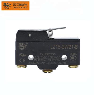 China Machinery Lema LZ15-GW21-B Micro Hinge Mechanical Short Lever Limit Switch 10a Limit Switch for sale