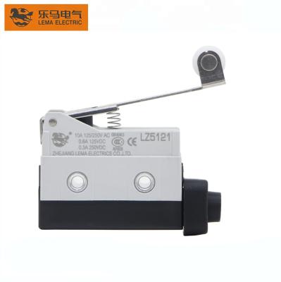 China Production Equipment Lema 10A 250V LZ5121 Magnetic Heavy Duty Short Roller Lever Limit Switch ip65 for sale