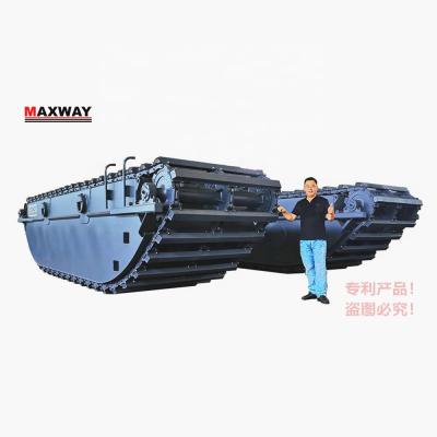 China Machinery Repair Shops MAXWAY factory strong heavy duty pontoon amphibious landing gear for swamp, model: MAX200PU for sale