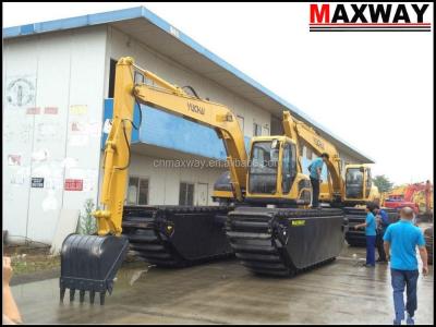 China GOOD PRICE~~ Swamp Buggy Excavator, CE, EPA, Model: MAX215SD original or 14 arm--16 meter long arm for sale