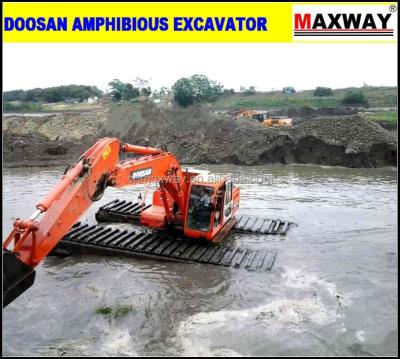 China 2015 new China cheap | DOOSAN 225 Floating Amphibious Excavator on Water/Sea, CE, EPA, Model: MAX225SD original or 14 arm--18 meter long arm for sale