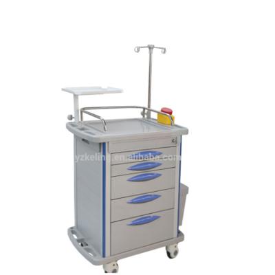 China Modern KL-ET760 Emergency Medical Trolleys And Trolleys Hospital Medical Emergency Trolley for sale