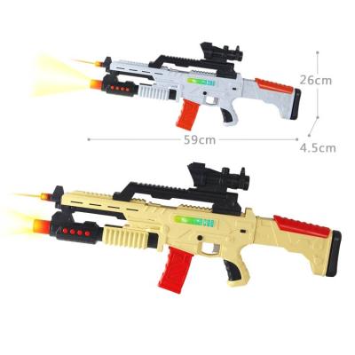 China Electronic Toy Accessory ChuangFa Light Up Toy Machine Gun with Folding Bayonet by ArtCreativity, Cool LED, Sound and Vibration Effect for sale