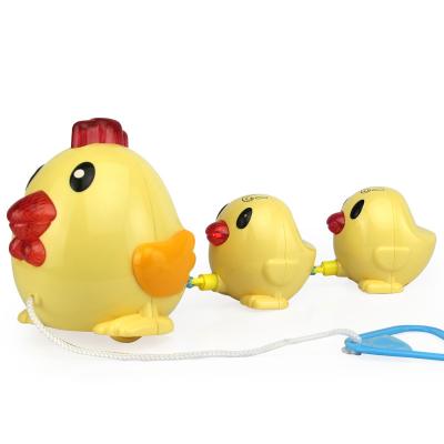 China Chuanfa Children's Toys Pull and Push Cartoon Chicken with Light and Healthy Chick, Cute for Baby Play NO-2211 for sale