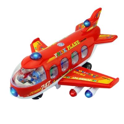 China ChuangFa Toys NO-1111 Airline Battery Operated Children Flash Electric Flat Toys for sale