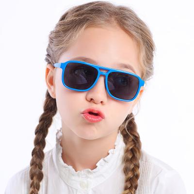 China Wholesale new children fashion sunglasses manufacturers fashion sunglasses manufacturers high street double beam baby handsome polarized sunglasses for sale