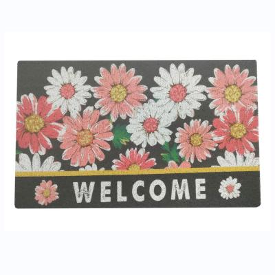 China Non-slip Pease Put Your Shoes Dust Collection Mat PVC Household Entrance PVC Coil Front Entrance Mat for sale