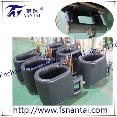 China Titanium Tube High Efficiency Coil Titanium Tube In Tube Heat Exchanger For Vessel for sale