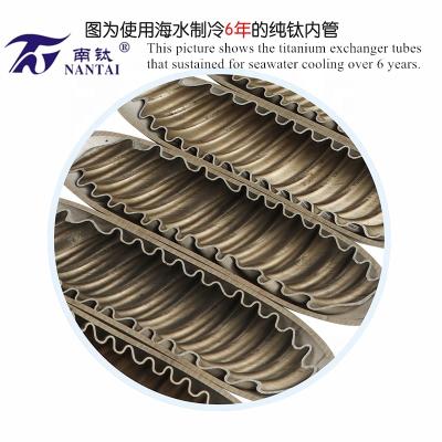 China Mariculture Hot Sale Titanium Tube In China Tube Heat Exchanger for sale