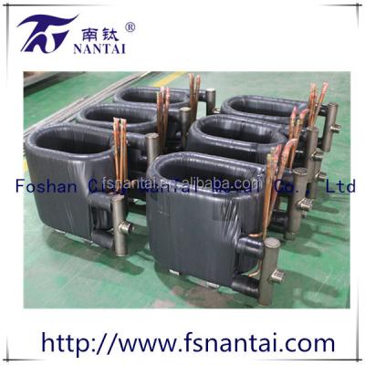 China High Efficiency Refrigerant Quality R410A Titanium Coaxial Heat Exchangers for sale