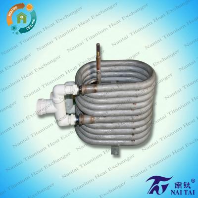 China Mariculture Coaxial Heat Exchanger Heat Pump Condenser|Coaxial Tube In Tube Heat Exchanger for sale