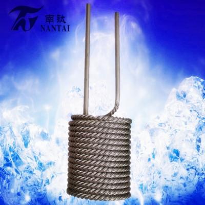 China Mariculture Hot Sales Titanium Twisted Tube Heat Exchanger For Swimming Pool Heat Exchanger for sale