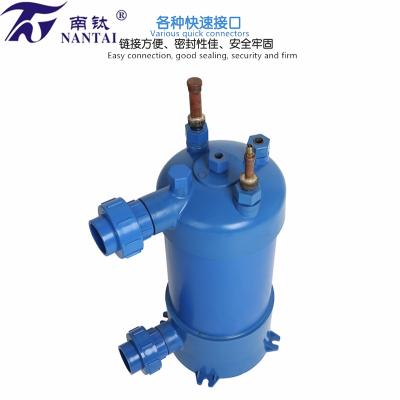 China Patented high-efficiency titanium heat exchanger pump etc. Swimming Pool /Aquarium Fridge /compressor/heat Japan With Plastics Shell for sale