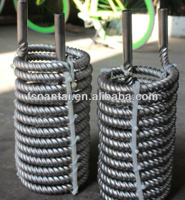 China Heater Parts OEM Titanium Spiral Tube Heat Exchanger Manufacturer for sale