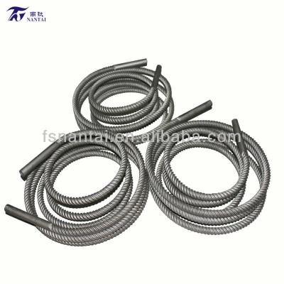 China Swimming pool heat pump; fish poll; fridge ; Food China Best Selling Efficient Corrugated Titanium Heat Exchanger Twisted Tube for sale