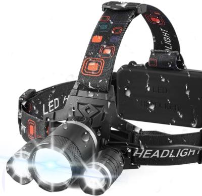 China Outdoor Activity Light Source COB 3 Modes COB Fishing Headlight Head Lamp for sale