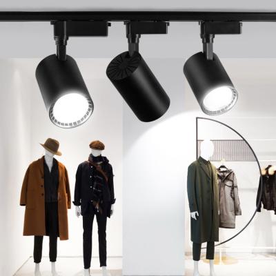 中国 Modern led track light 12/20/30/40W COB track lights aluminum rails track lighting fixture for clothing store living room home 販売のため