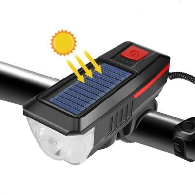 Chine USB Charging + Solar Charging High Quality Customize Usb Solar Charging Front And Back Rechargeable Bike Lights à vendre