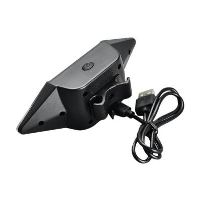 China Morden long working time and strong waterproof night riding black bike lamp made of special ABS plastic for sale