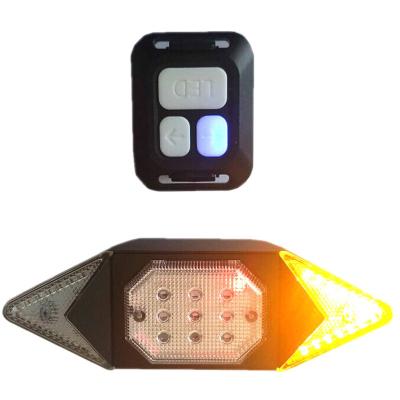 China New Design Special Black ABS Biker Custom Outdoor Use USB Control Morden Style Plastic Bike Light For Outdoor for sale