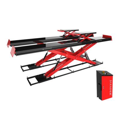 China 5.5T Low profile hydraulic car electrical scissor lift jack for Wheel alignment workshop à venda