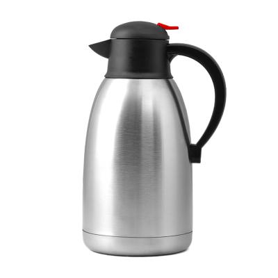 China Nice Business Double Wall Tea Coffee Water 1.8L Vacuum Flask Plastic One Refill for sale